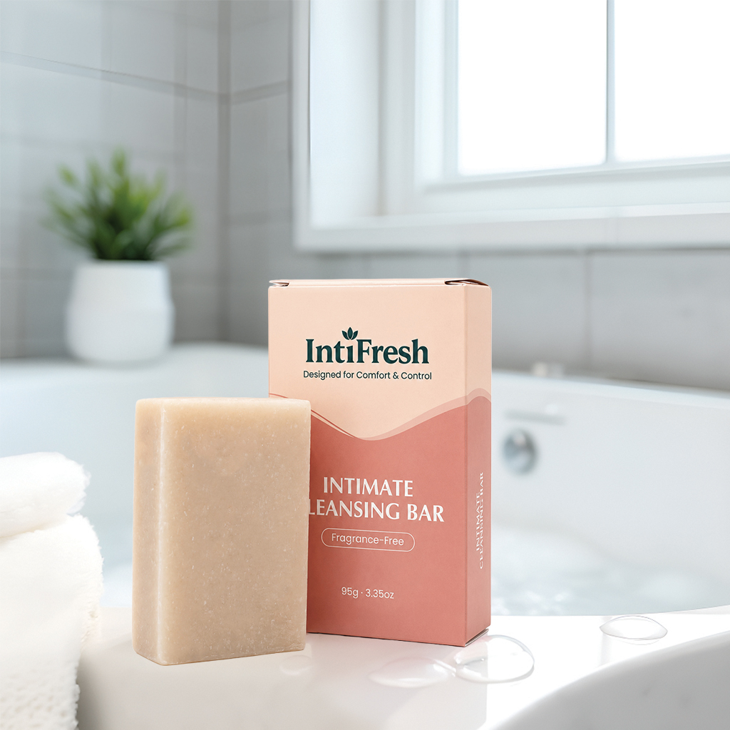 Intifresh Fragrance-Free Aloe Vera Soap for Sensitive Skin