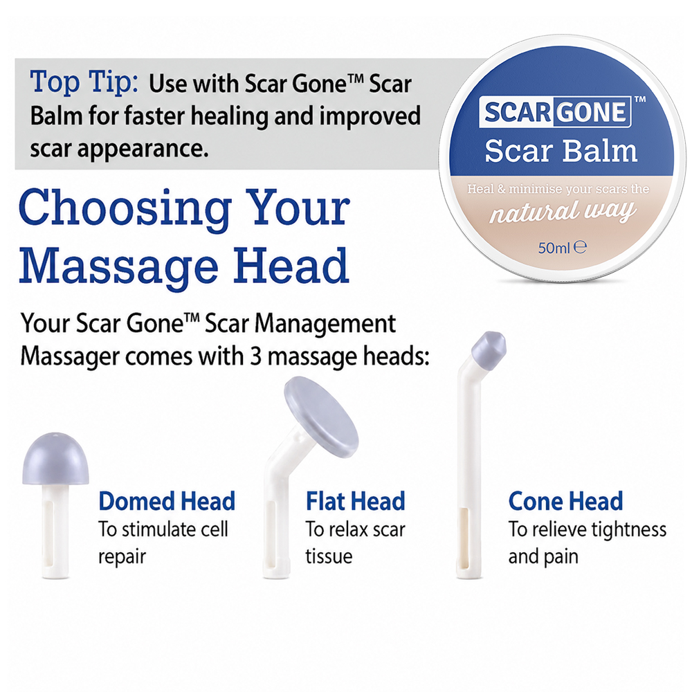 ScarGone Scar Management Massager Replacement Massage Heads
