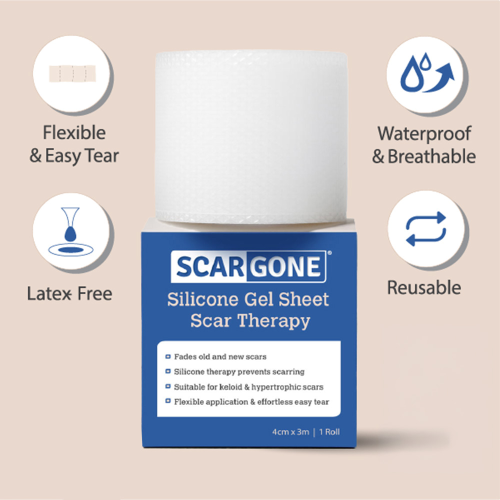 ScarGone Silicone Gel Sheet Scar Therapy