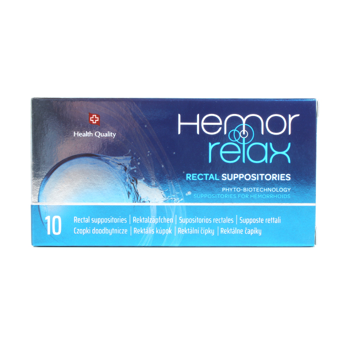 Hemorrelax Haemorrhoid Suppositories