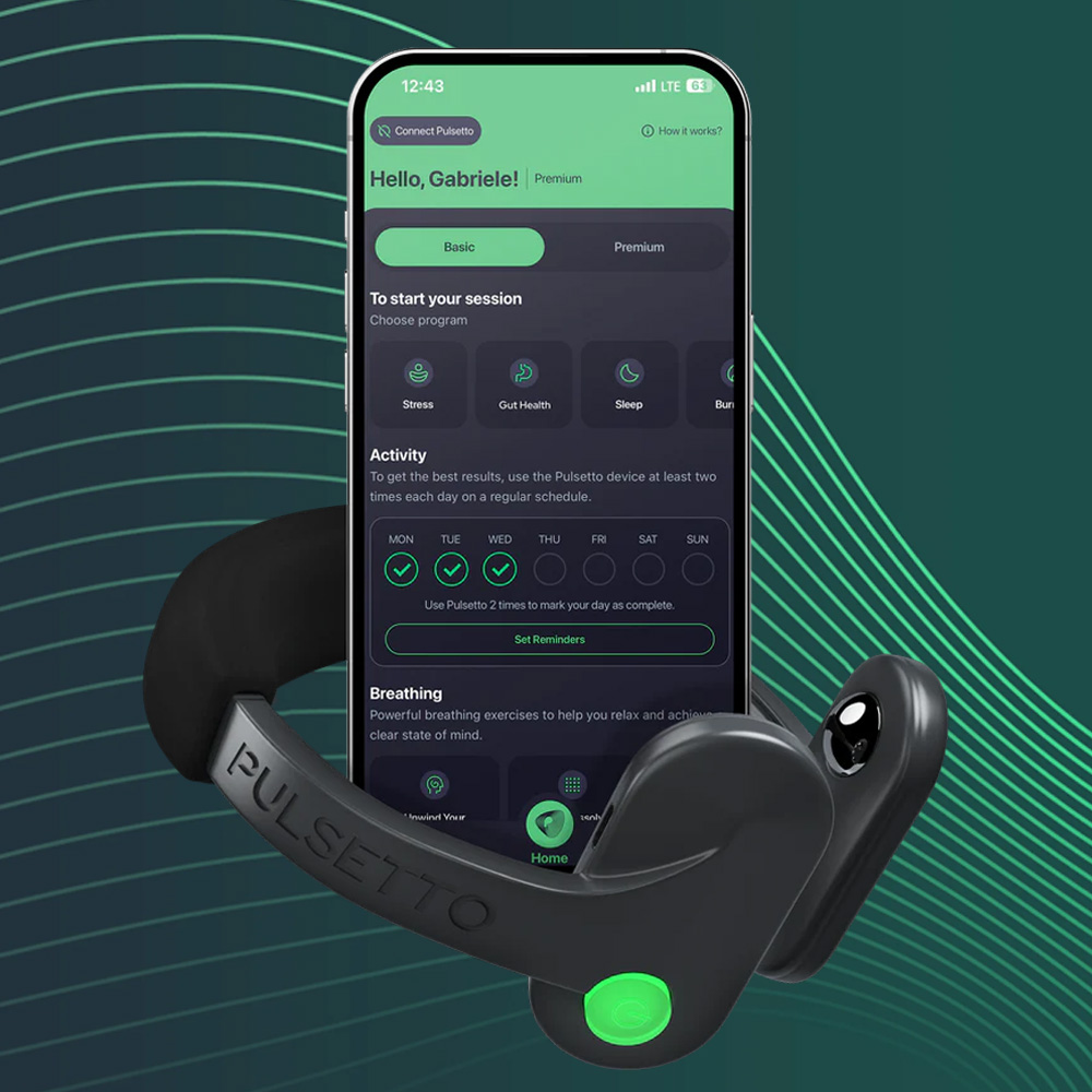 Pulsetto Lite Vagus Nerve Stimulator — Stress, Sleep & Pelvic Calm