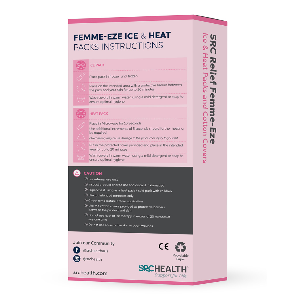 SRC Relief Femme-Eze Perineum Ice & Heat Packs