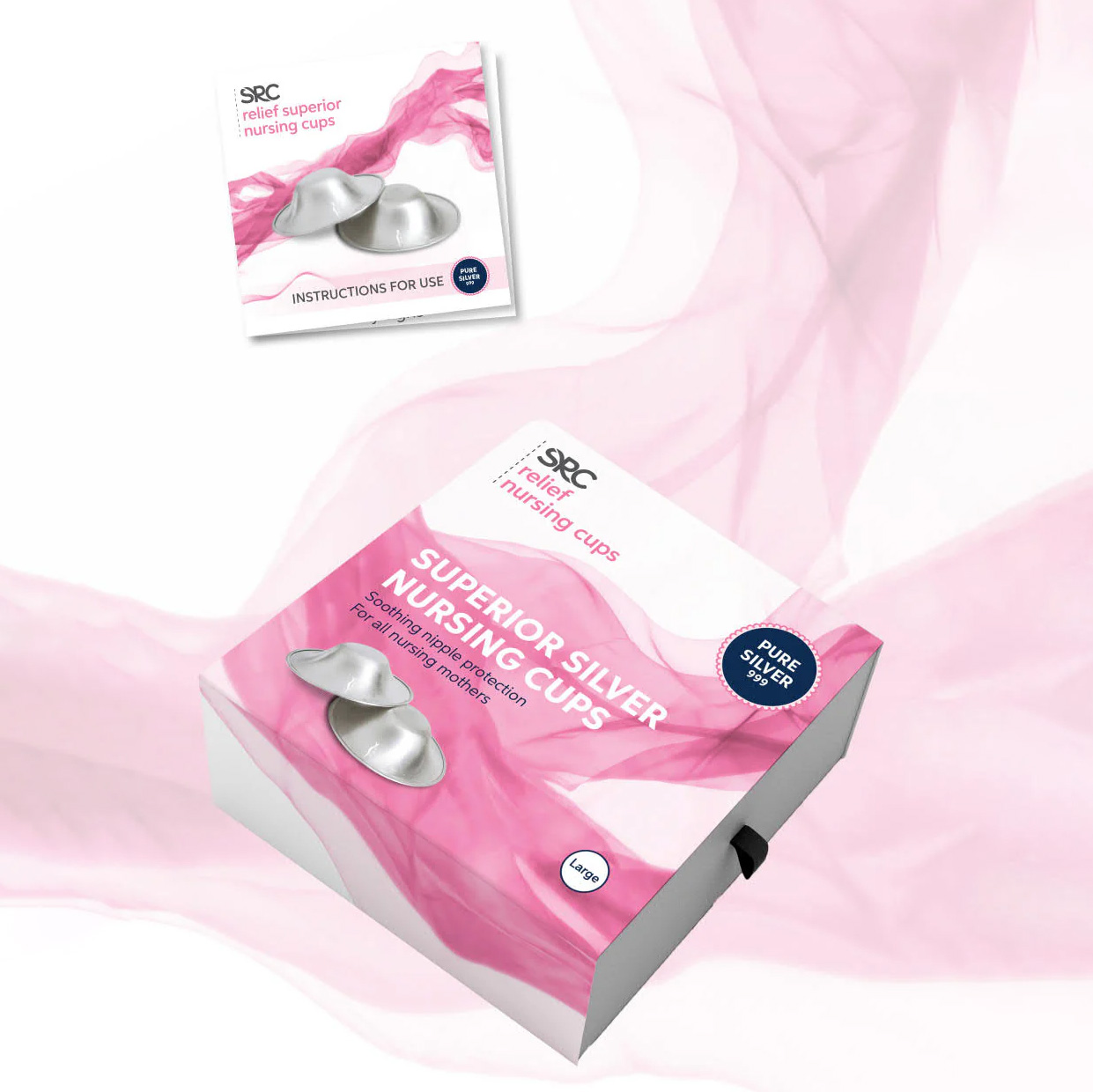 SRC Relief Superior Silver Nursing Cups