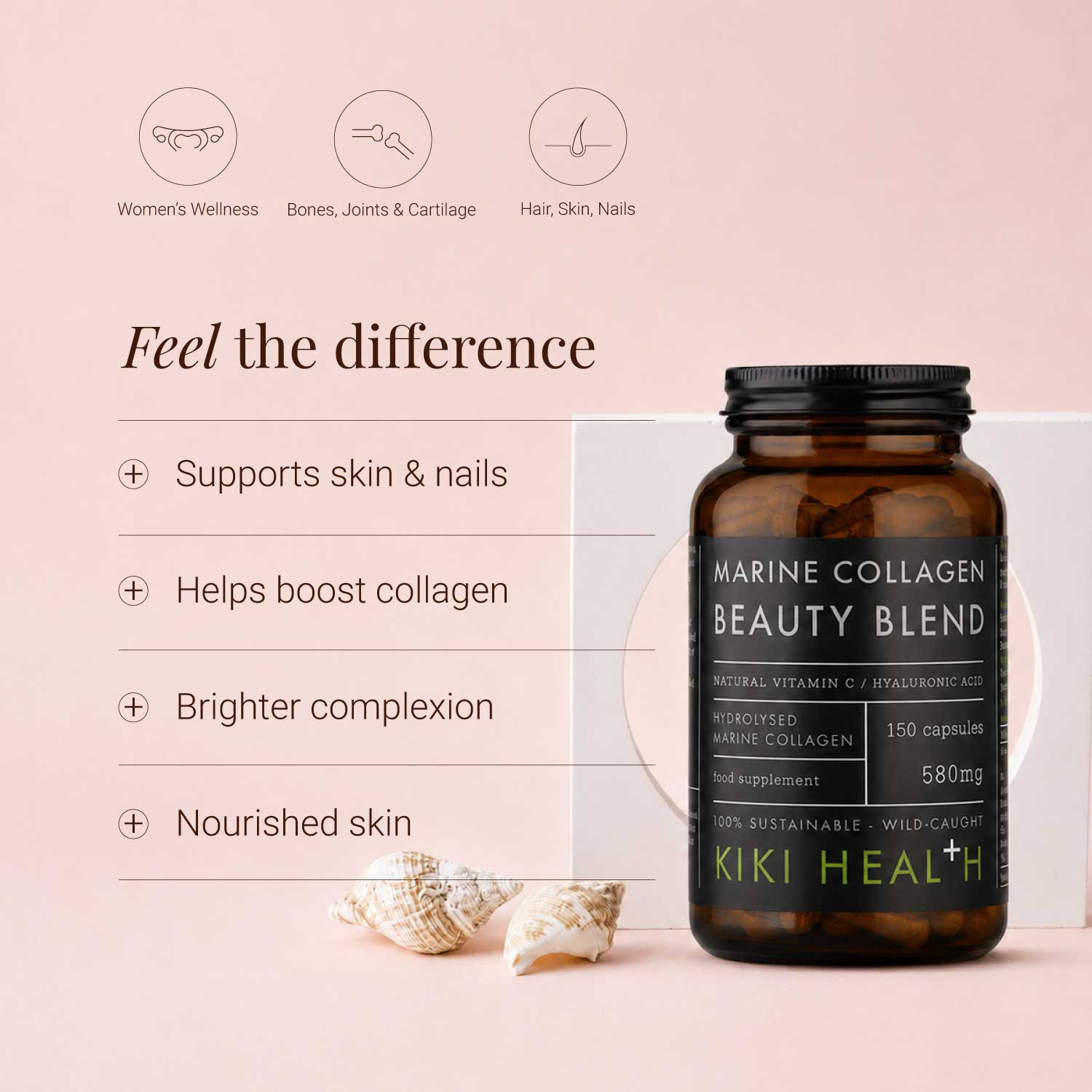 KIKI Health Beauty Blend Marine Collagen 580mg