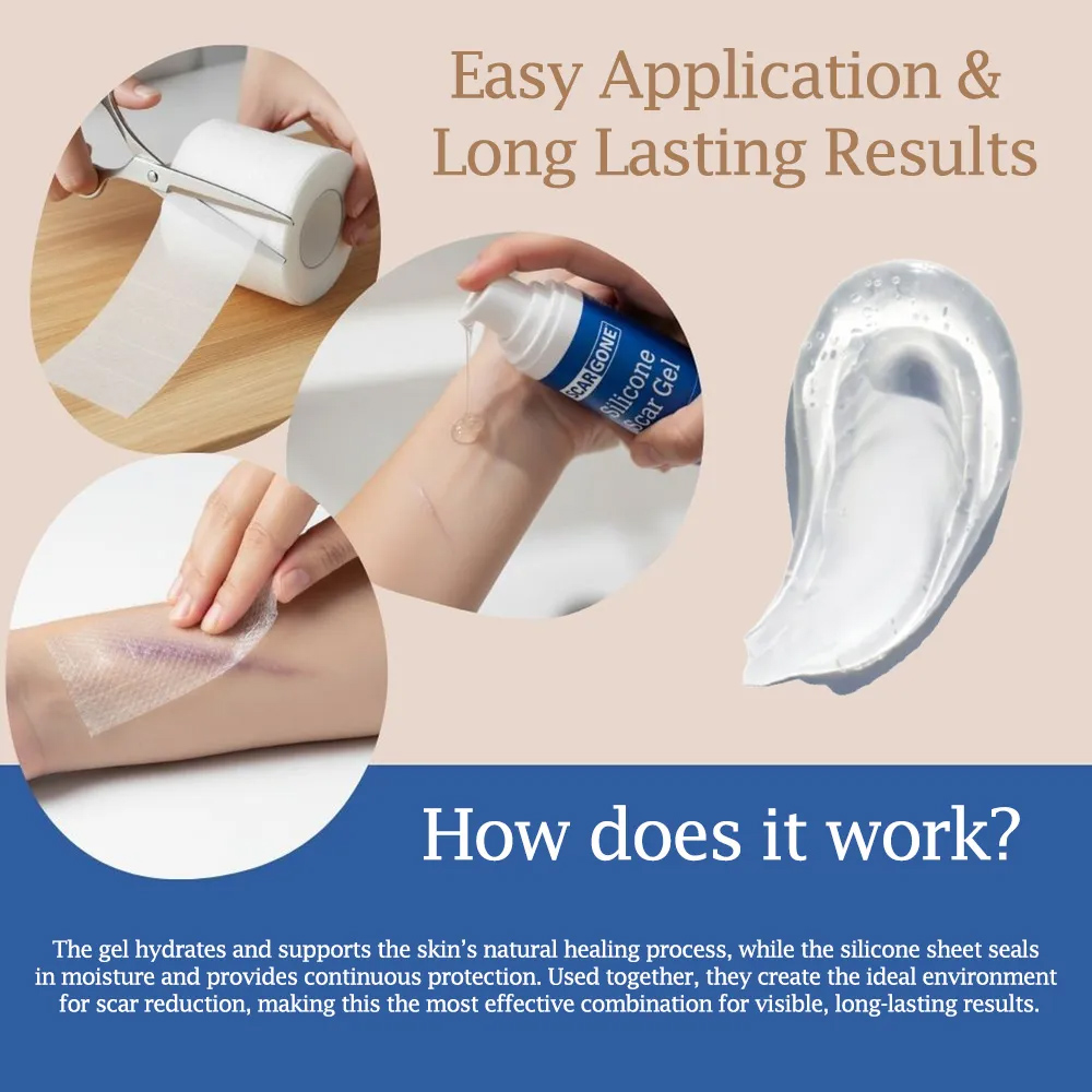 ScarGone Complete Silicone Scar Therapy Pack