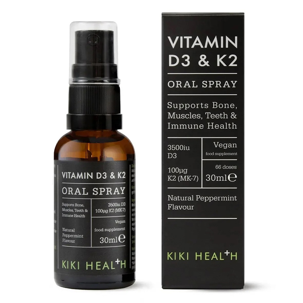 KIKI Health Vitamin D3 + K2 Oral Spray 3,500 IU 