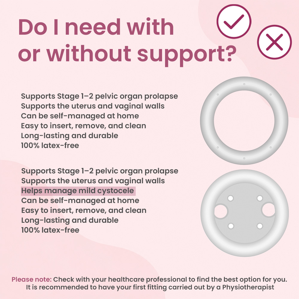 Balance Prolapse Ring Pessary With Support