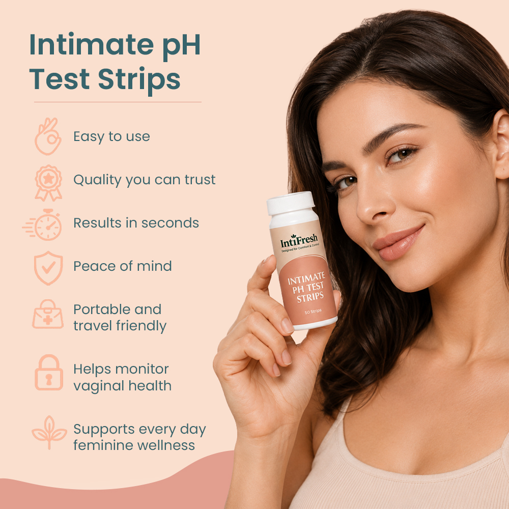 IntiFresh Vaginal pH & BV Test Strips