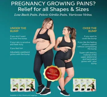 SRC Health Pregnancy Mini Over the Bump Shorts