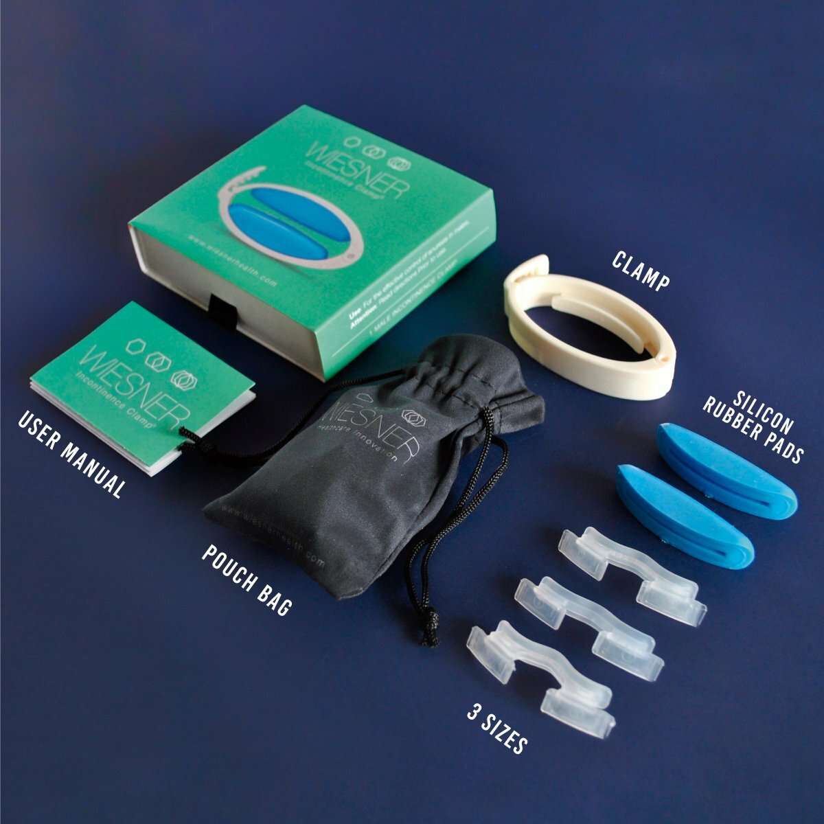 Wiesner Incontinence Clamp for Men