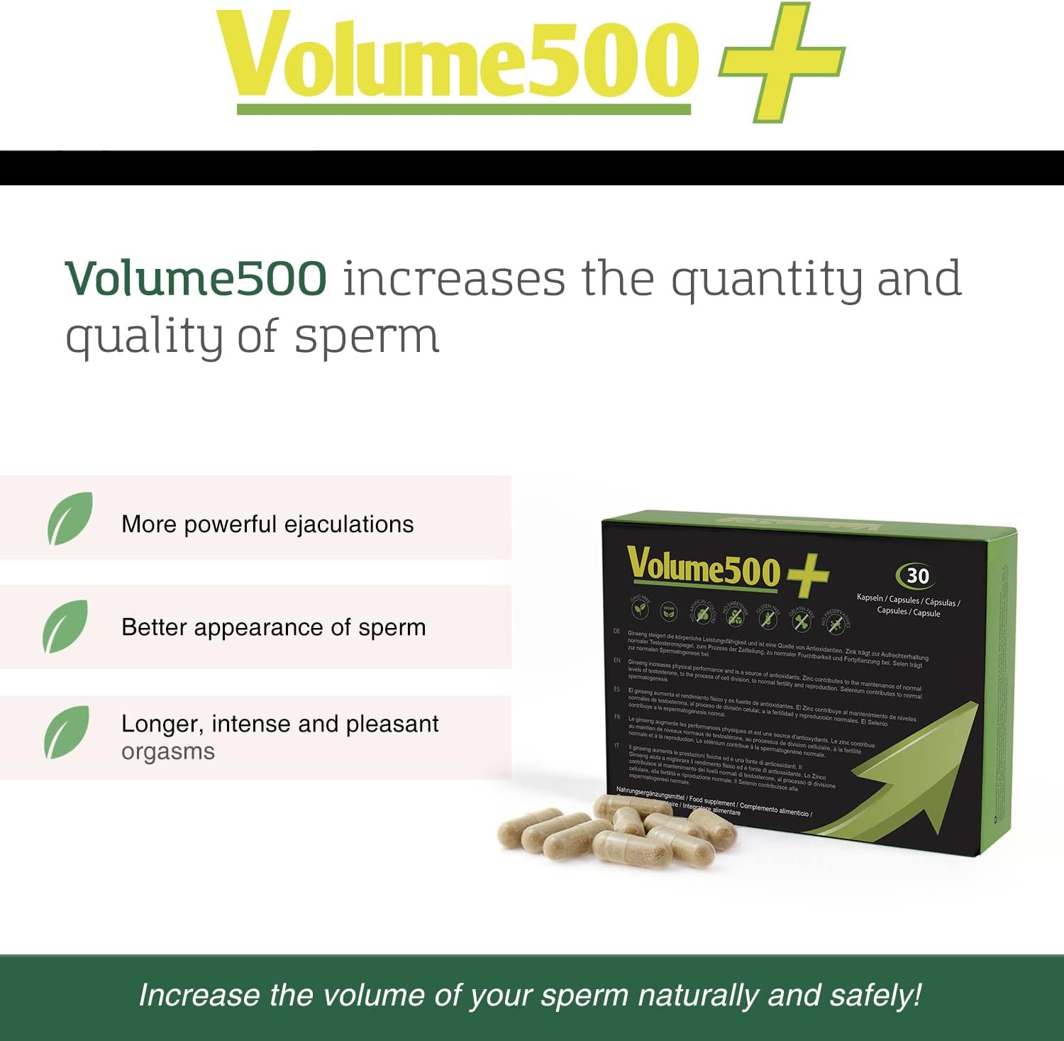 Volume 500 Sperm Enhancer