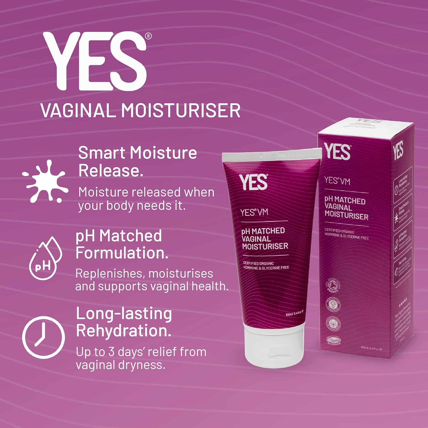 YES® VM - pH Matched Natural Vaginal Moisturiser