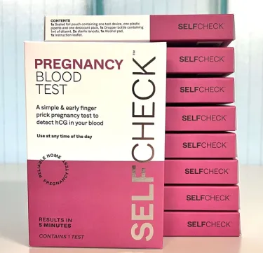 SELFCheck Pregnancy Blood Test