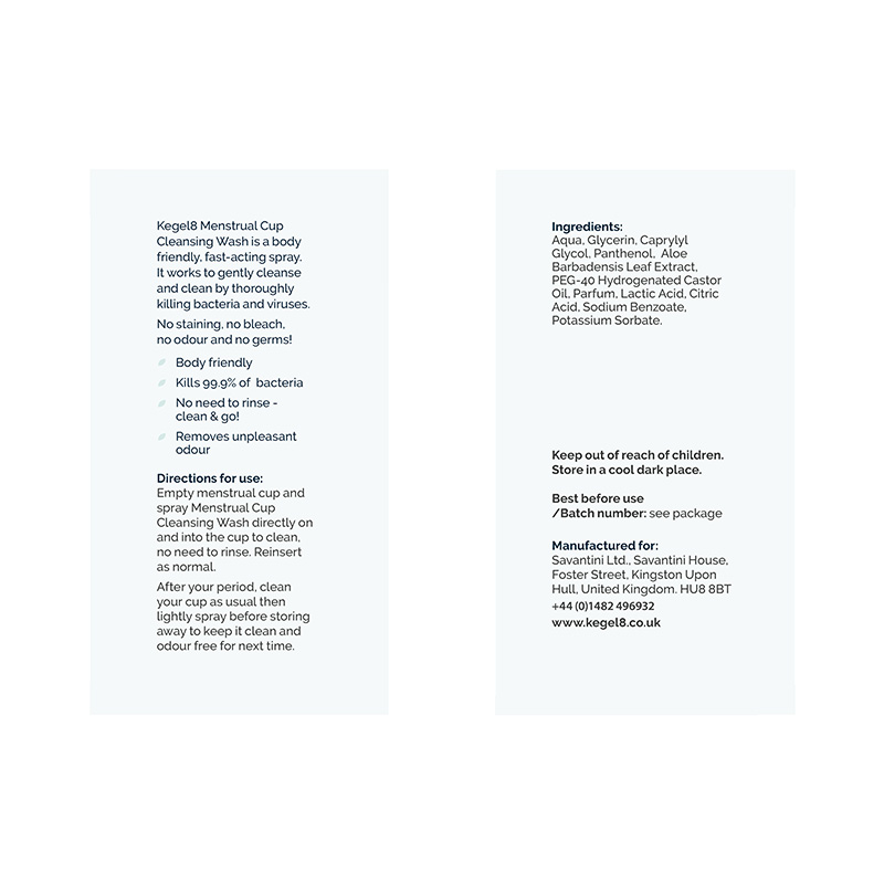 Kegel8 Menstrual Cup Cleansing Wash