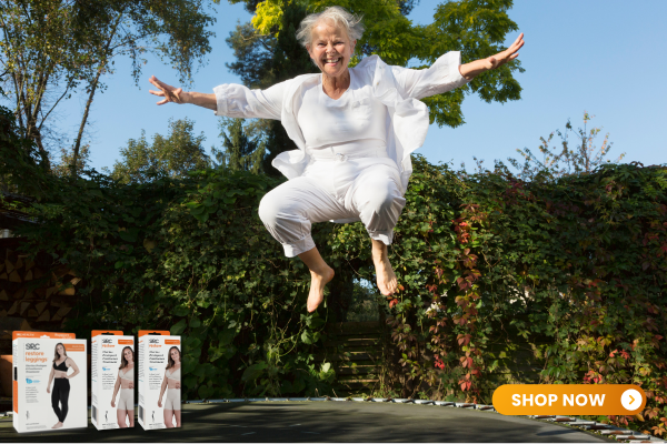 Women Jumping on Trampoline