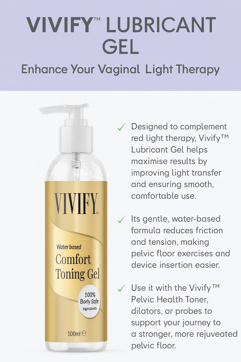 Vivify™ Water-Based Gel - 100ml