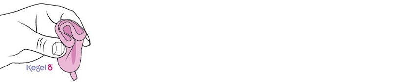 C Fold Menstrual Cup Kegel8