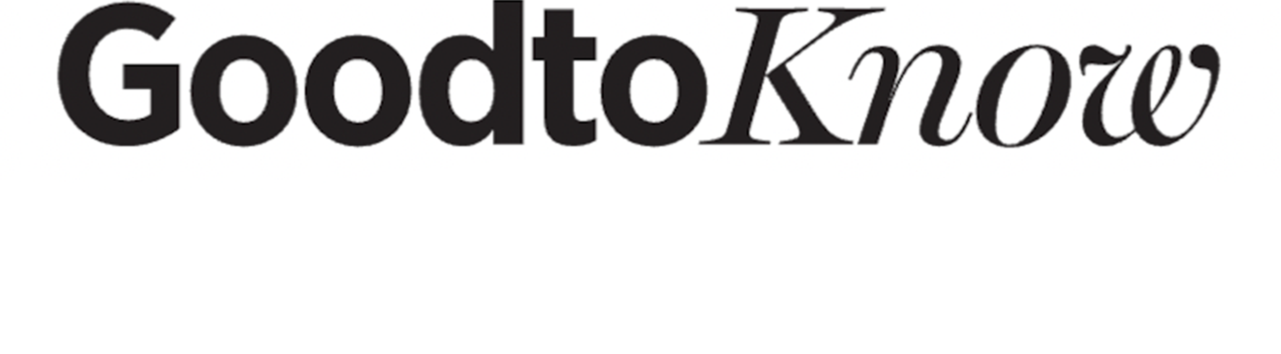 Good To Know Logo