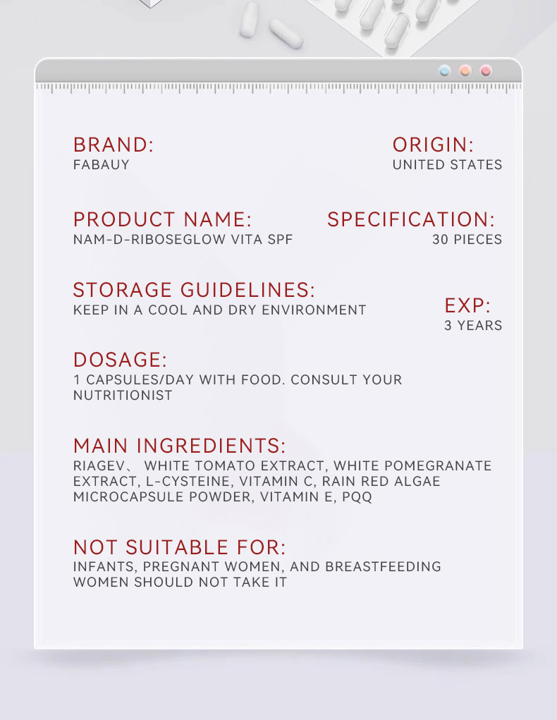 NAM-D-Ribose GLOW/ VITA SPE