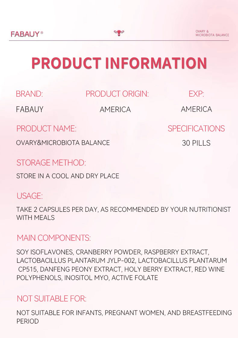 Fabauy ovary&microbiota balance