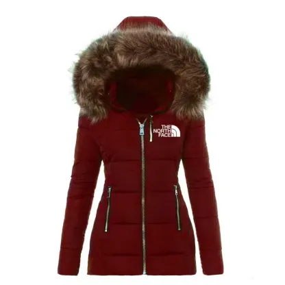 Nueva chaqueta de plumas de lujo para mujer.