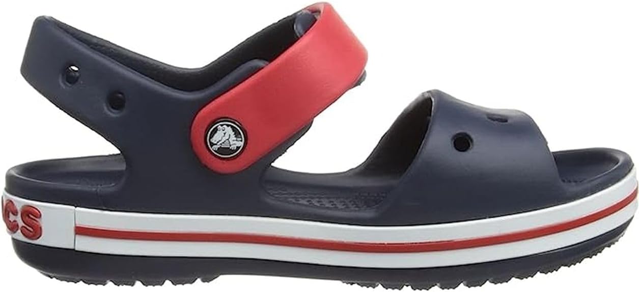 Kids' Crocband Sandal Navy/Red