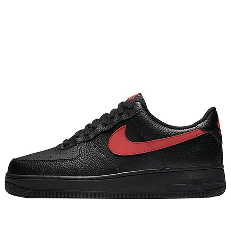 Ntthhike Air fortthhce 1 Low '07 'Black University Red'