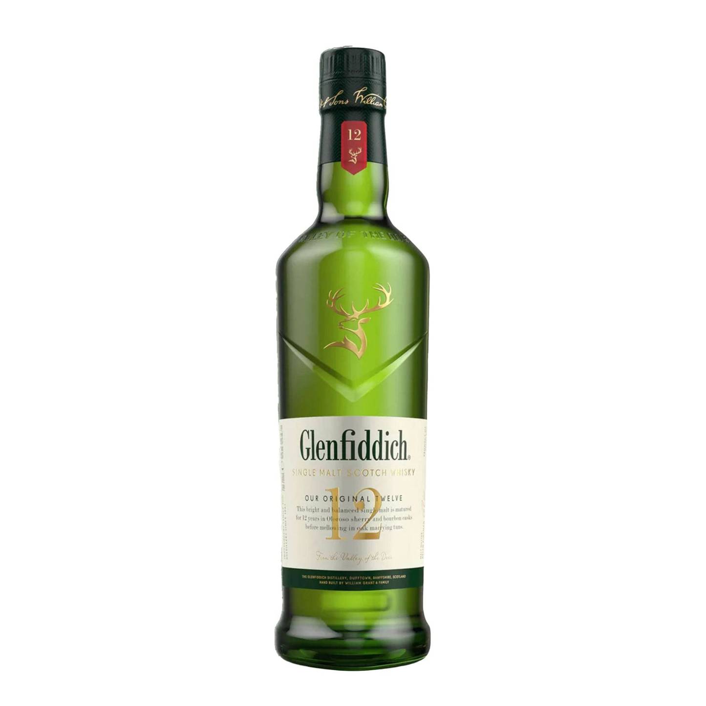 Glenfiddich 12 Year Old Single Malt Scotch Whisky 750ml*2