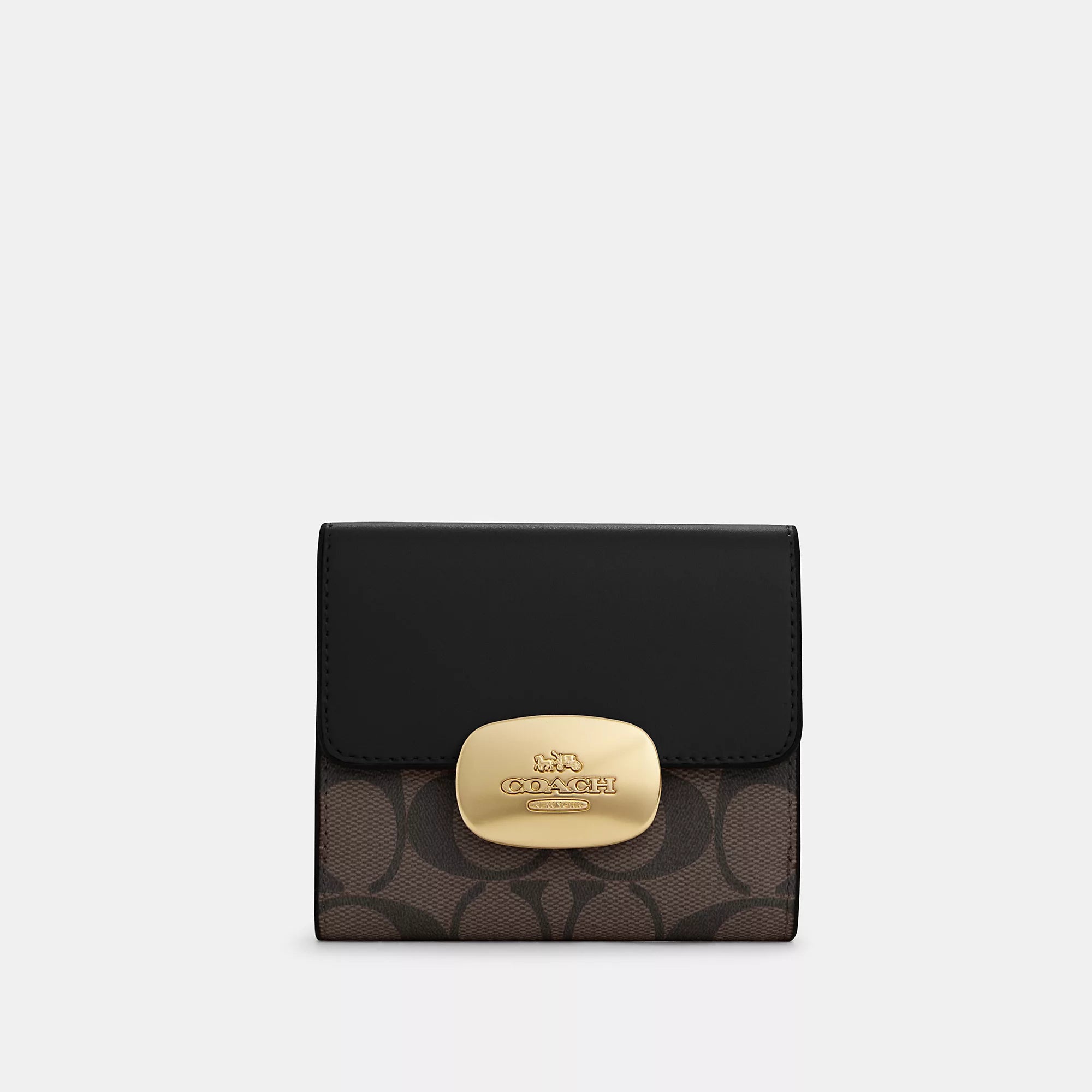 Cotthhach Outlet Eliza Small Wallet In Signature Canvas