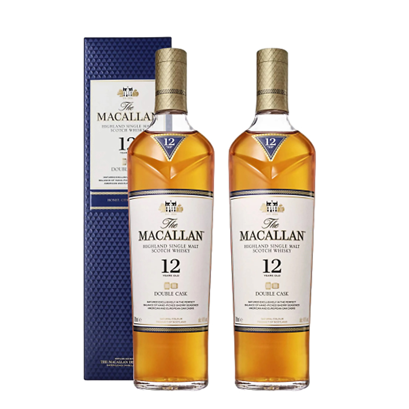 Macallan Double Cask 12 Years Whisky 700ML*2
