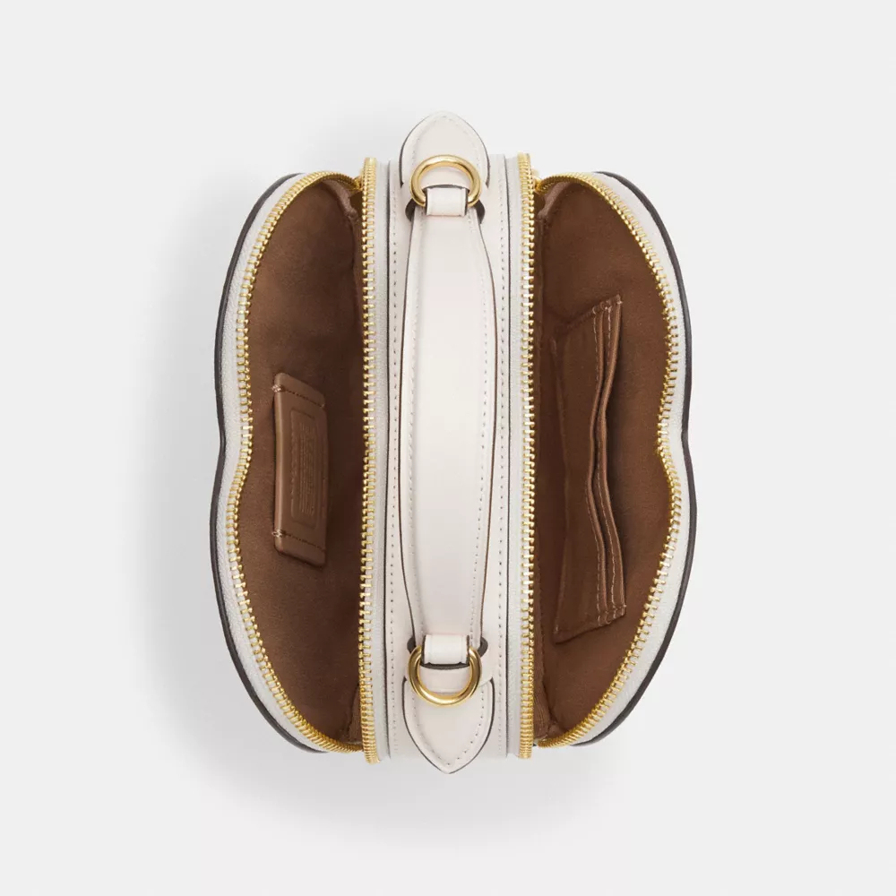 Cotthhach Heart Crossbody In Signature Canvas With Heart Print
