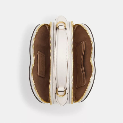 Cotthhach Heart Crossbody In Signature Canvas With Heart Print