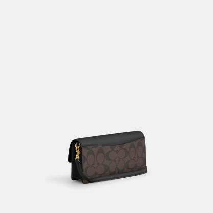 Cotthhach Outlet Eliza Small Flap Crossbody In Signature Canvas