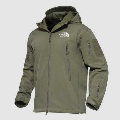 Men's Hooded Tactical Jacket Water Resistant