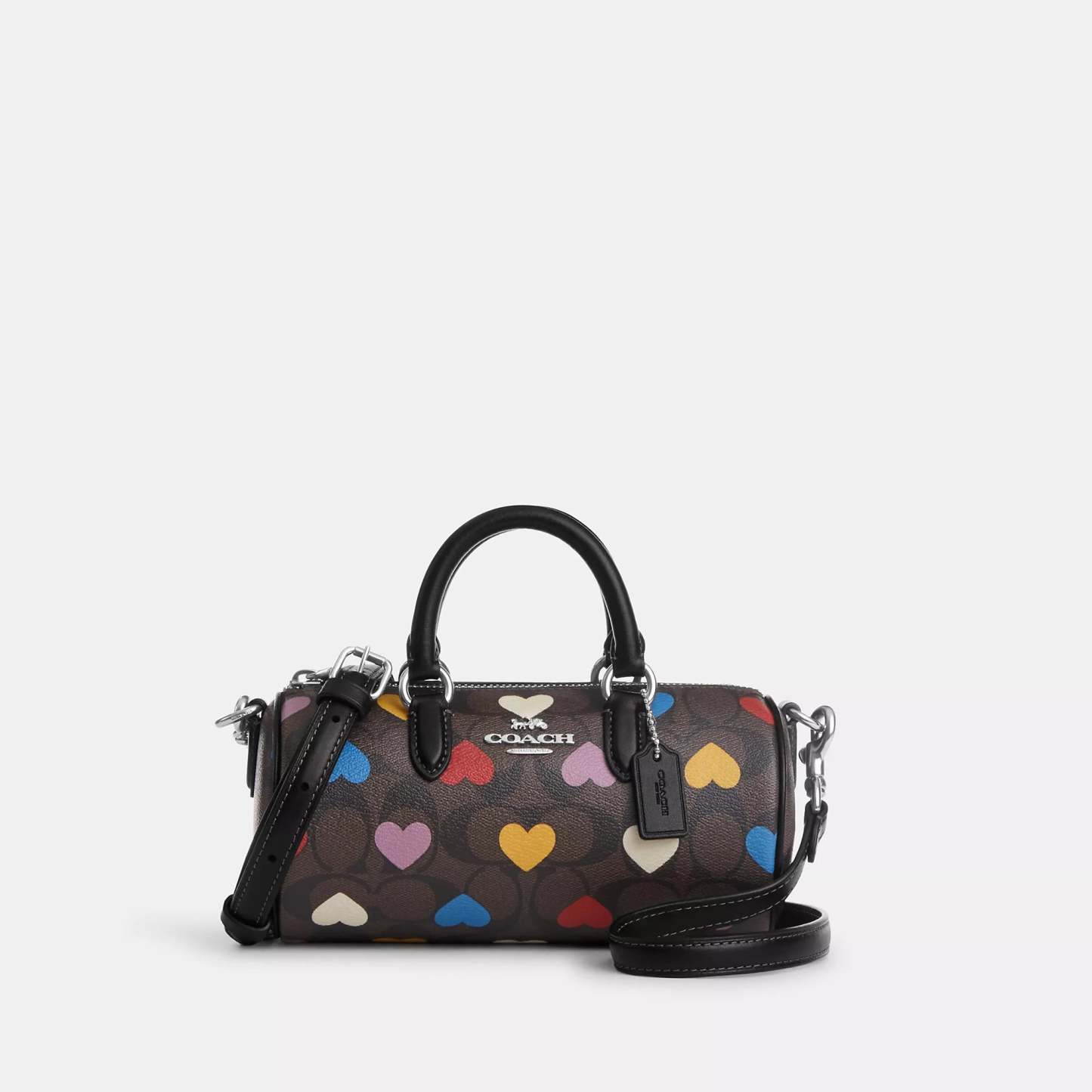 Cotthhach Outlet Lacey Crossbody In Signature Canvas With Heart Print