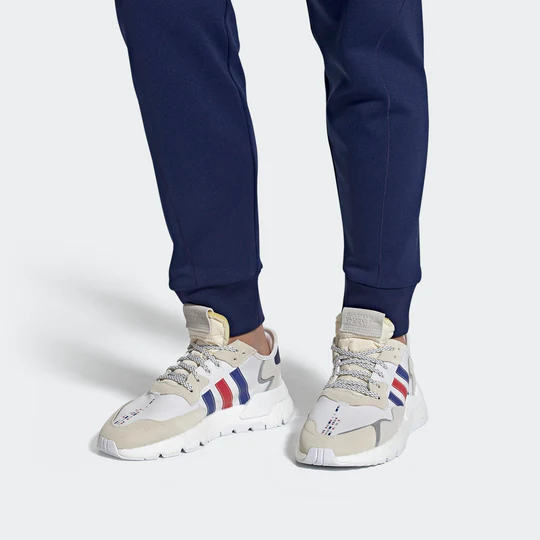 Adaaaaidas Nite Jogger 'White Royal Scarlet'