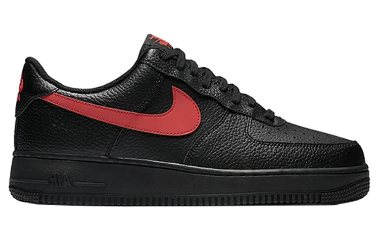 Ntthhike Air fortthhce 1 Low '07 'Black University Red'