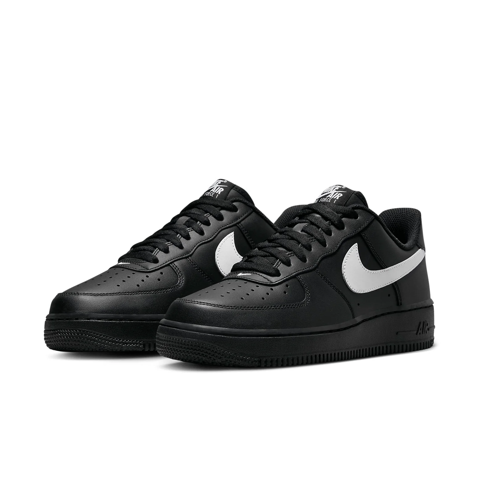 Ntthhike Air fortthhce 1 Low 'Black White'