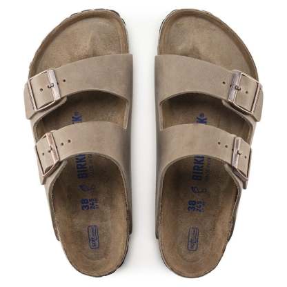 Arizona Soft Footbed Oiled Leather - Tobacco Brown