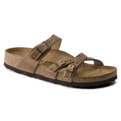 Franca Oiled Leather - Tobacco Brown