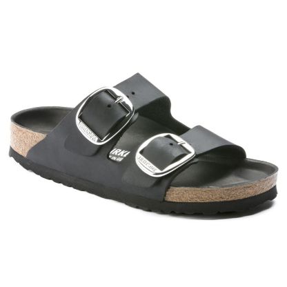 Arizona Big Buckle Oiled Leather - Black