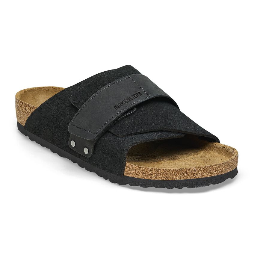 Kyoto Nubuck-Suede Leather - Black