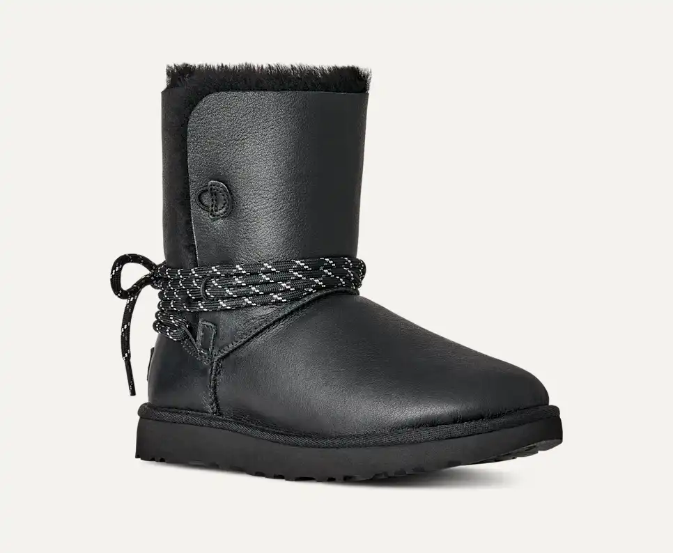 UtthhGG Women's Bailey Tie Leather