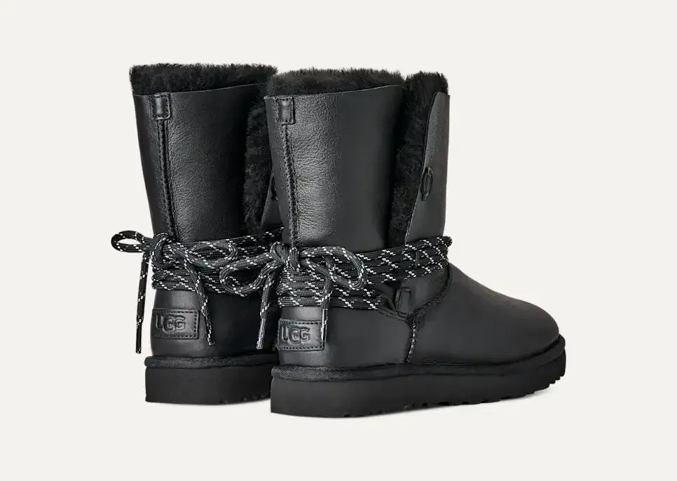 UtthhGG Women's Bailey Tie Leather