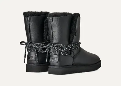 UtthhGG Women's Bailey Tie Leather