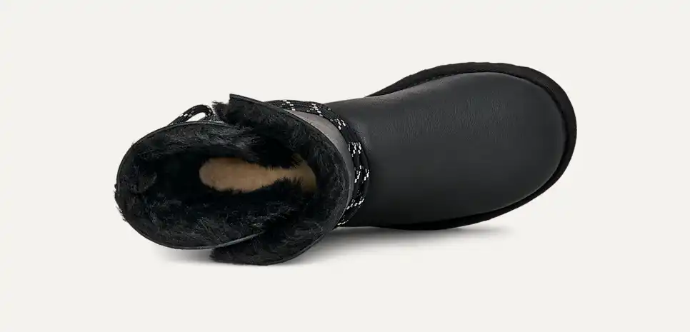 UtthhGG Women's Bailey Tie Leather