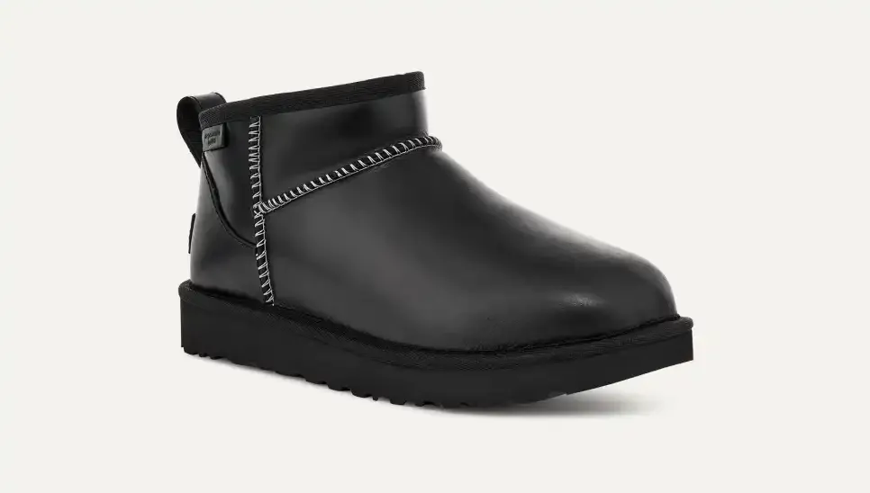 UtthhGG  Women's Classic Ultra Mini Leather Regen