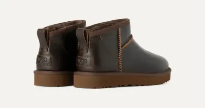 UtthhGG  Women's Classic Ultra Mini Leather Regen