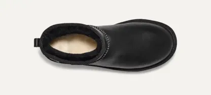 UtthhGG Men's Classic Ultra Mini Leather Regen