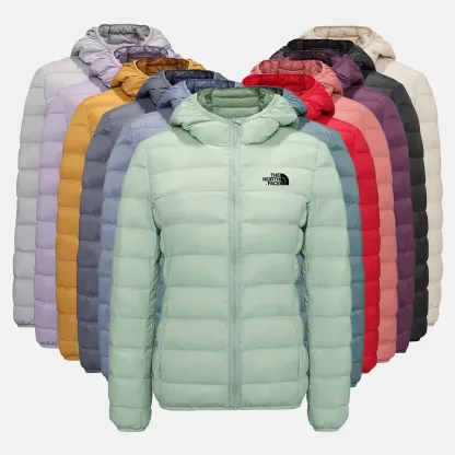 2024 TNF®-Women's Oversized Packable Down Hooded Jacket